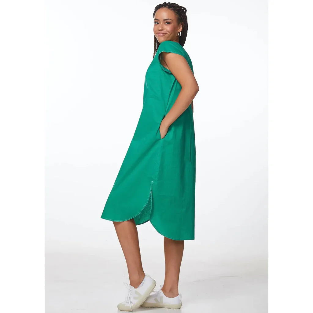 Drawback Dress- Green